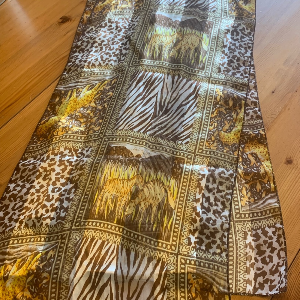 Woman’s animal print scarf.  With tag - new